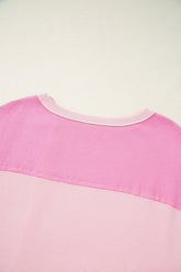 Stripe Color Block Half Sleeve T Shirt - MyEmpired