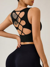 Crisscross Cropped Active Tank - MyEmpired