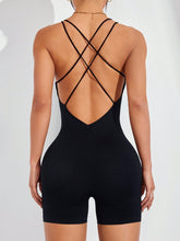 Spaghetti Strap Crisscross Romper - MyEmpired