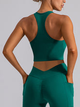 Square Neck Racerback Cropped Tank - MyEmpired