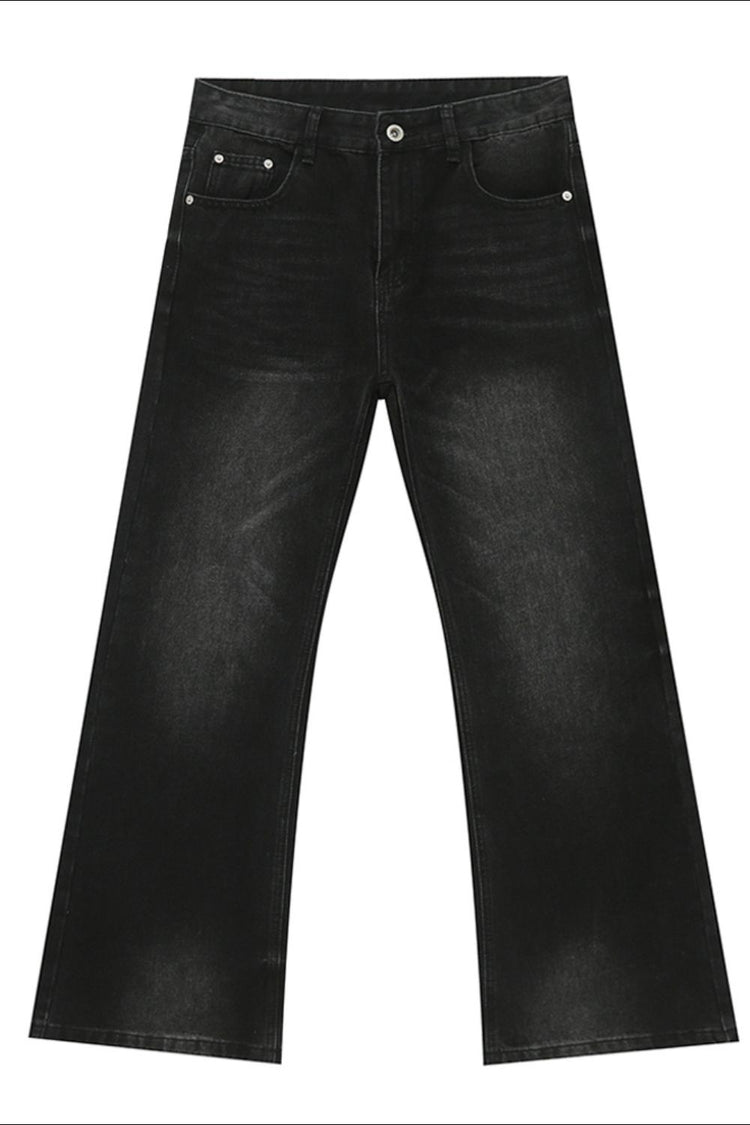 Washed High Rise Bootcut Jeans - MyEmpired