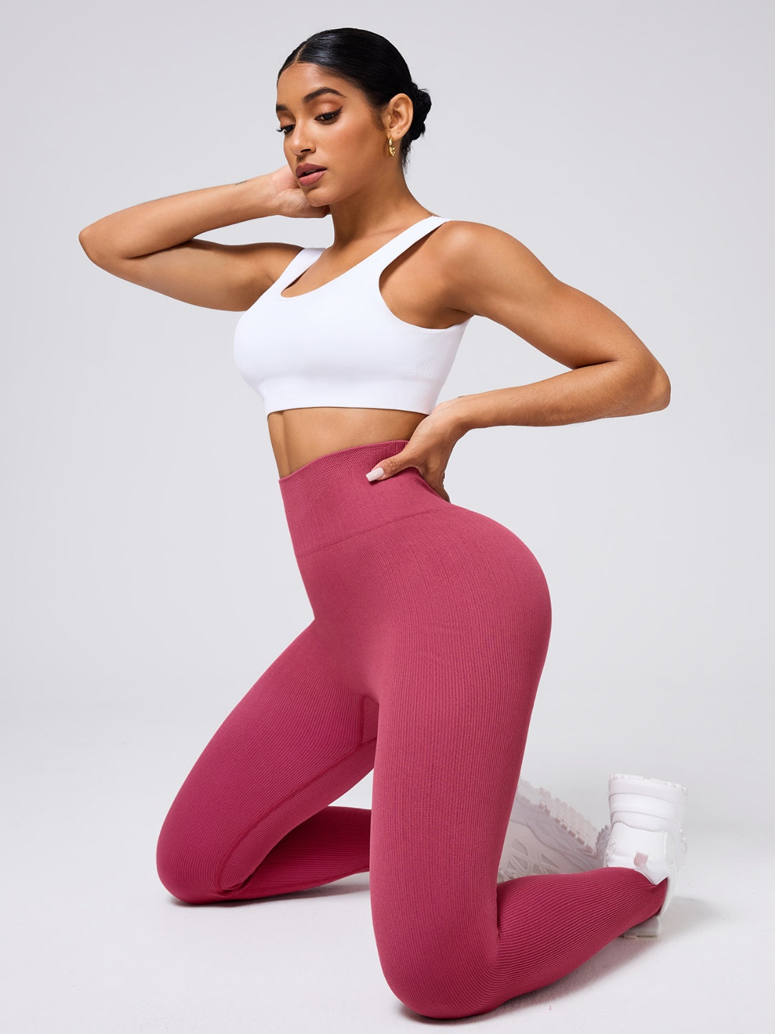 High Waist Stirrup Active Leggings - MyEmpired