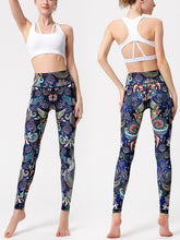 Printed High Waist Active Leggings - MyEmpired