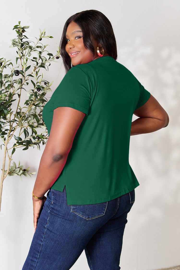 Basic Bae Full Size Round Neck Short Sleeve T-Shirt - MyEmpired