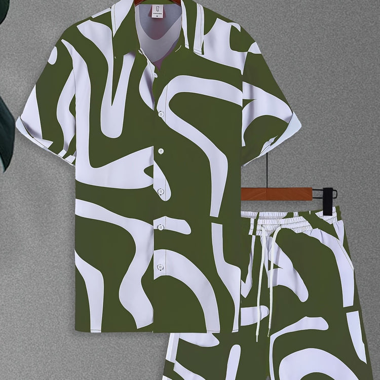 Designed Print 2pcs Men&