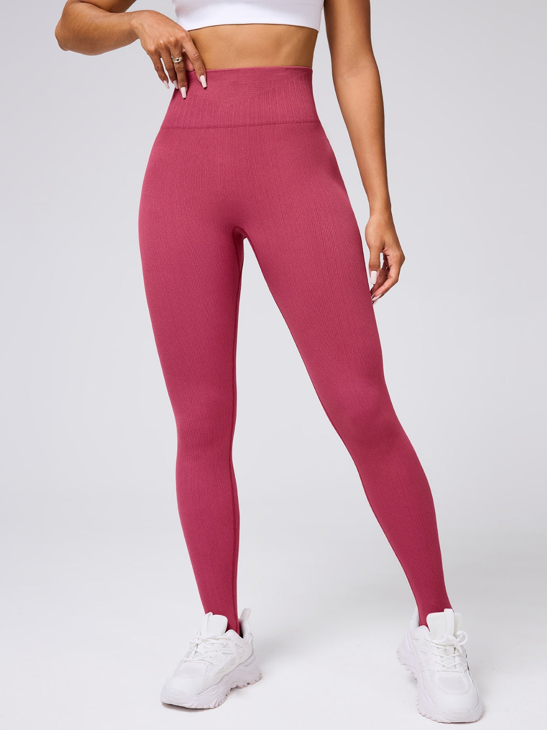 High Waist Stirrup Active Leggings - MyEmpired