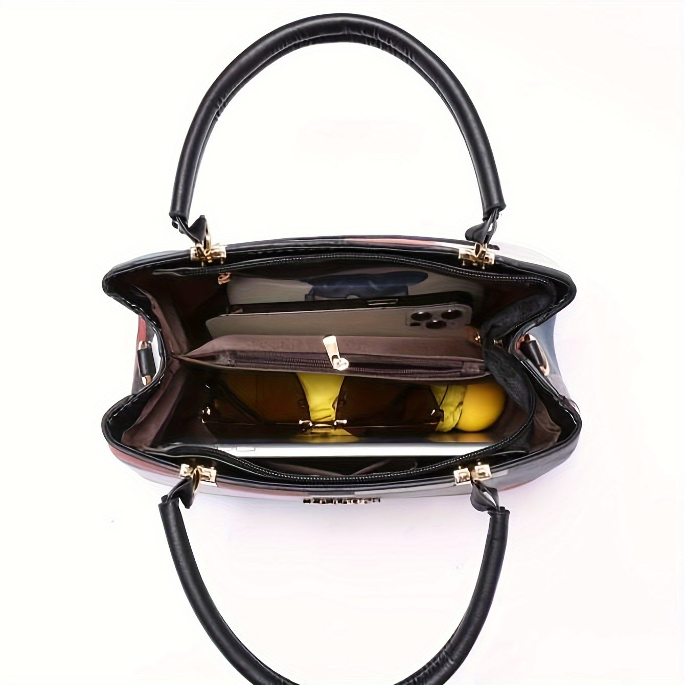 Grid Patterned Shoulder Bag - MyEmpired