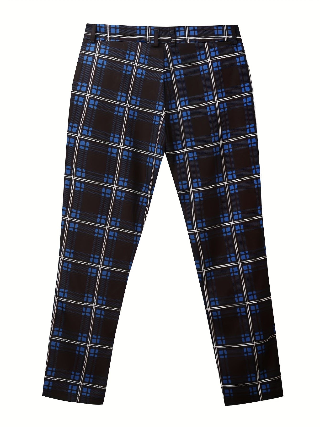 Elegant Plaid Slacks, Men&