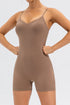 Spaghetti Strap Round Neck Romper - MyEmpired