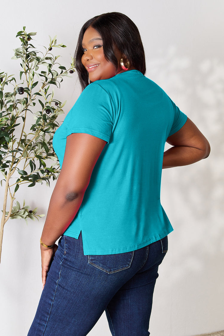Basic Bae Full Size Round Neck Short Sleeve T-Shirt - MyEmpired
