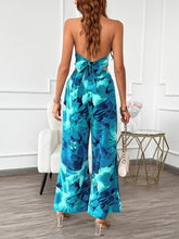 Devine Printed Halter Neck Top and Pants Set - MyEmpired