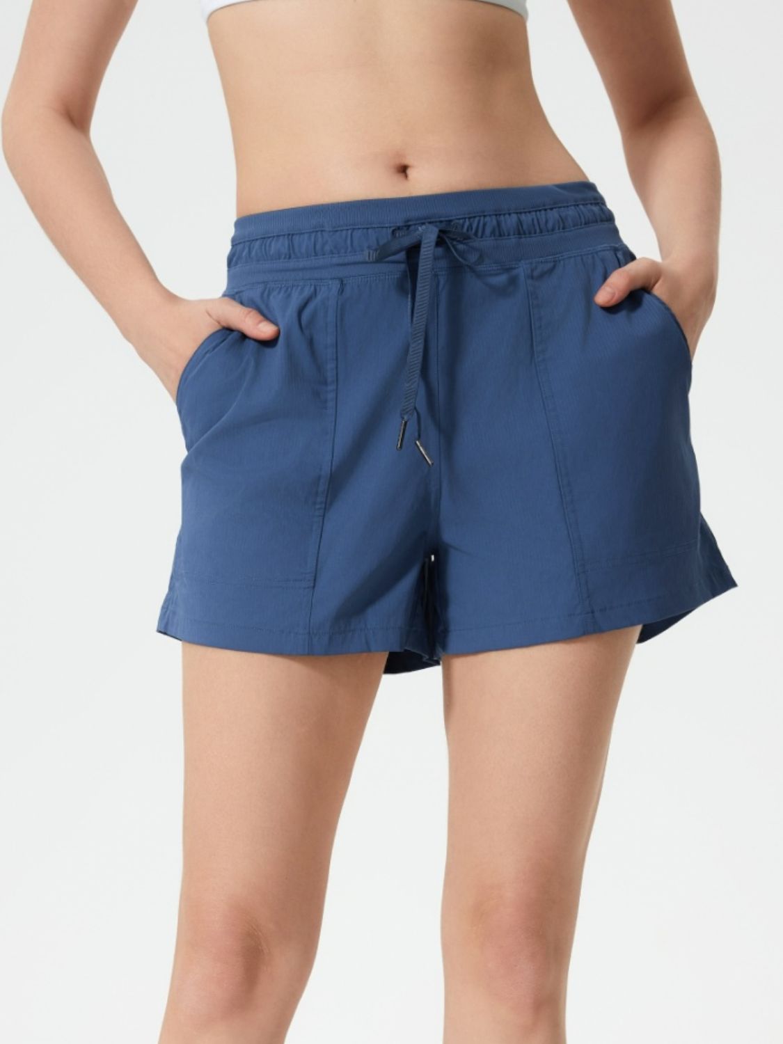 Millennia Drawstring Active Shorts with Pockets - MyEmpired