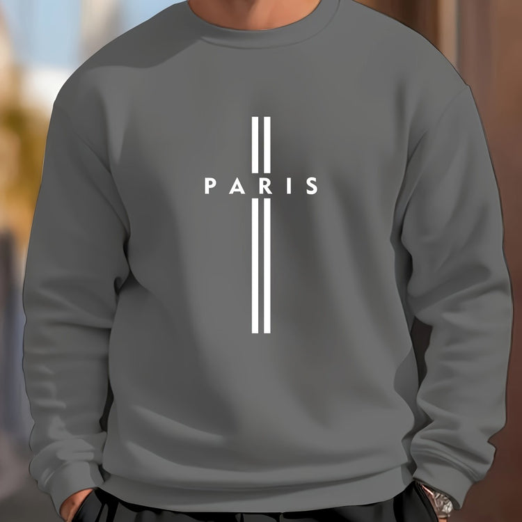 PARIS Letter Print Men&
