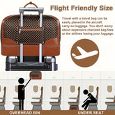 Elegant 3-Piece Oxford Cloth Travel Duffel Set for Women and Men with Wet Shoe Compartment, Quilted Weekender Carry On Tote Bag with Toiletry Pouch - Water Resistant, Easy Maintenance - MyEmpired