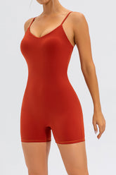 Spaghetti Strap Round Neck Romper - MyEmpired