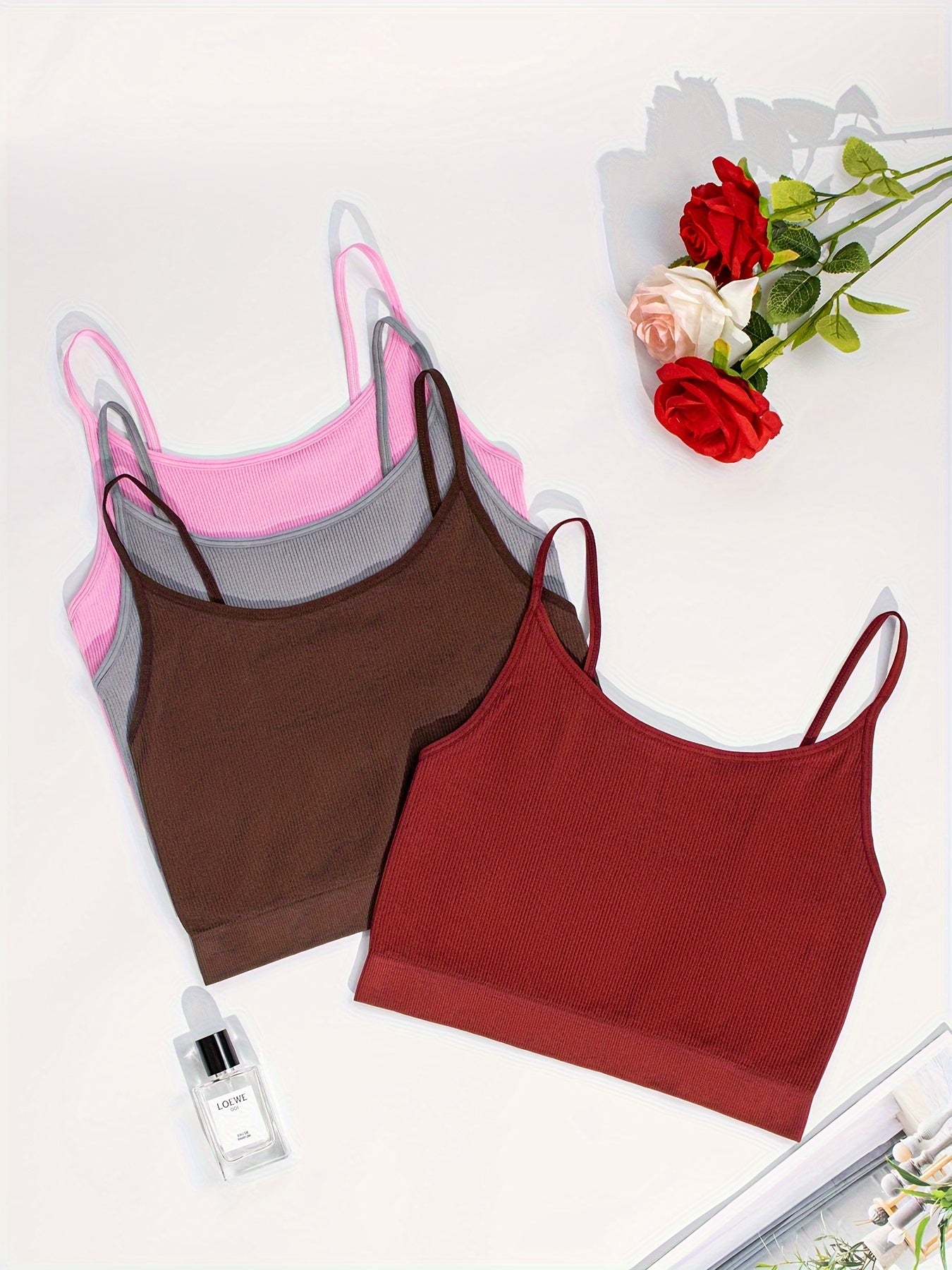 4-Pack Women's Polyamide Camisoles