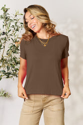 Basic Bae Full Size Round Neck Short Sleeve T-Shirt - MyEmpired