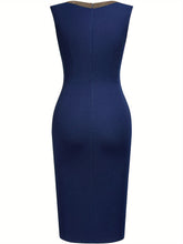 Contrast Trim Bodycon Dress - MyEmpired