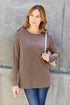 Basic Bae Full Size Round Neck Long Sleeve Top - MyEmpired