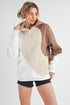 Aemi + Co Color Block Hoodie with Kangaroo Pocket - MyEmpired