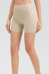Wide Waistband Slim Fit Sports Shorts - MyEmpired