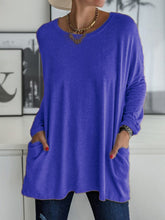 Full Size Round Neck Long Sleeve T-Shirt - MyEmpired