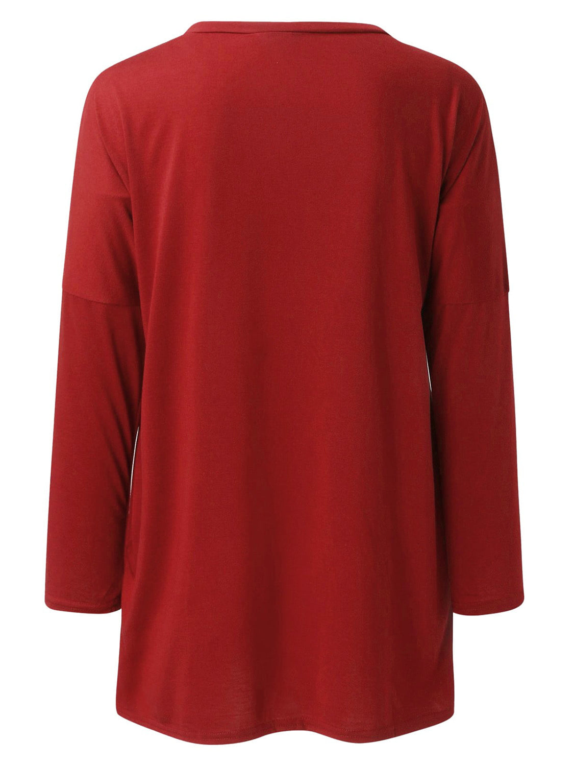 Full Size Round Neck Long Sleeve T-Shirt - MyEmpired