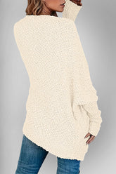 Double Take Pocketed Open Front Long Sleeve Cardigan - MyEmpired