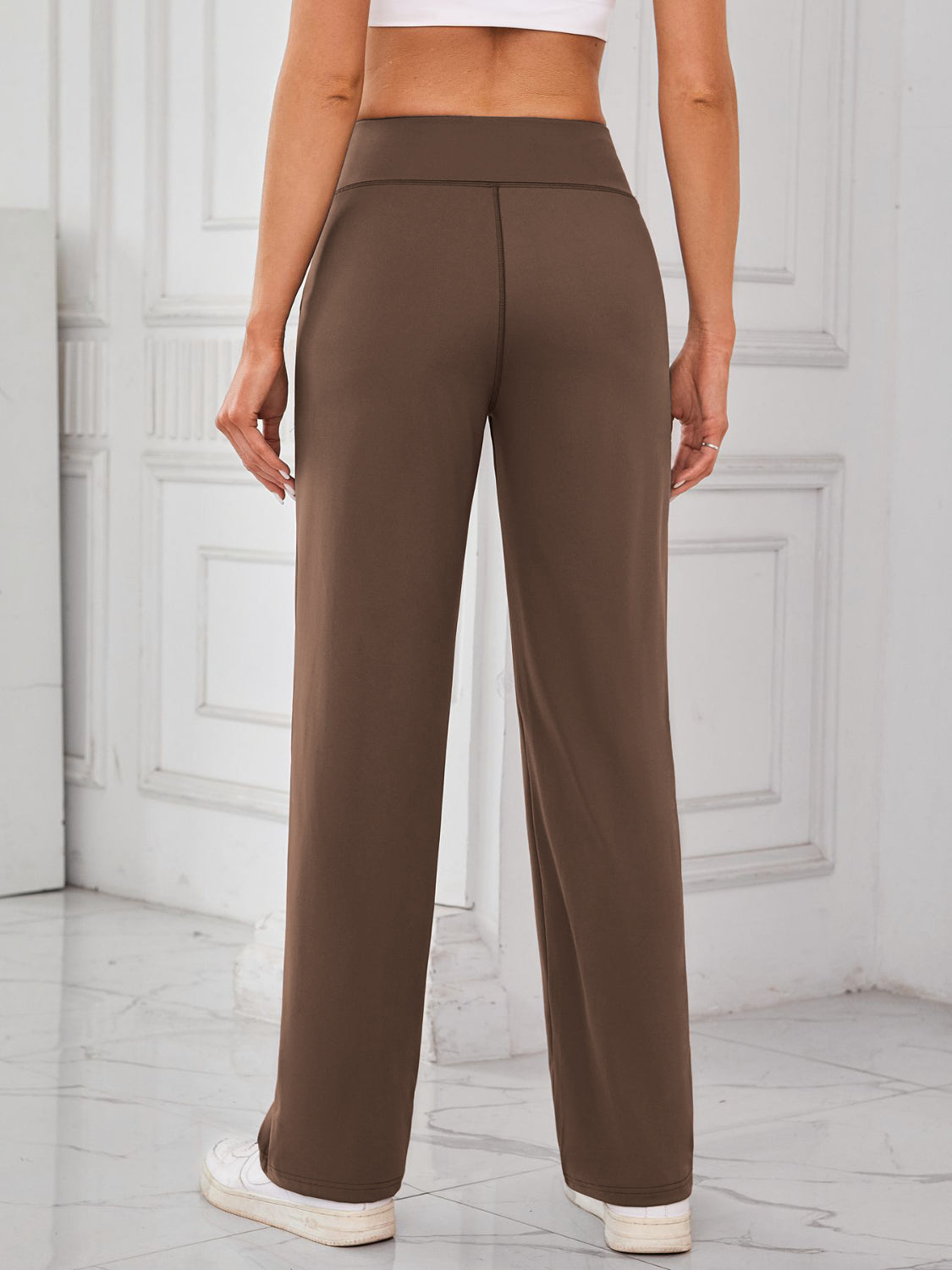 Lovelet High Waist Active Pants with Pockets - MyEmpired