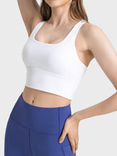 Millennia Scoop Neck Crisscross Straps Sports Bra - MyEmpired