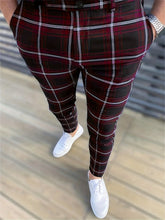 Elegant Plaid Slacks, Men&