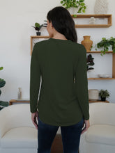 FAM-FAM Round Neck Long Sleeve T-Shirt - MyEmpired