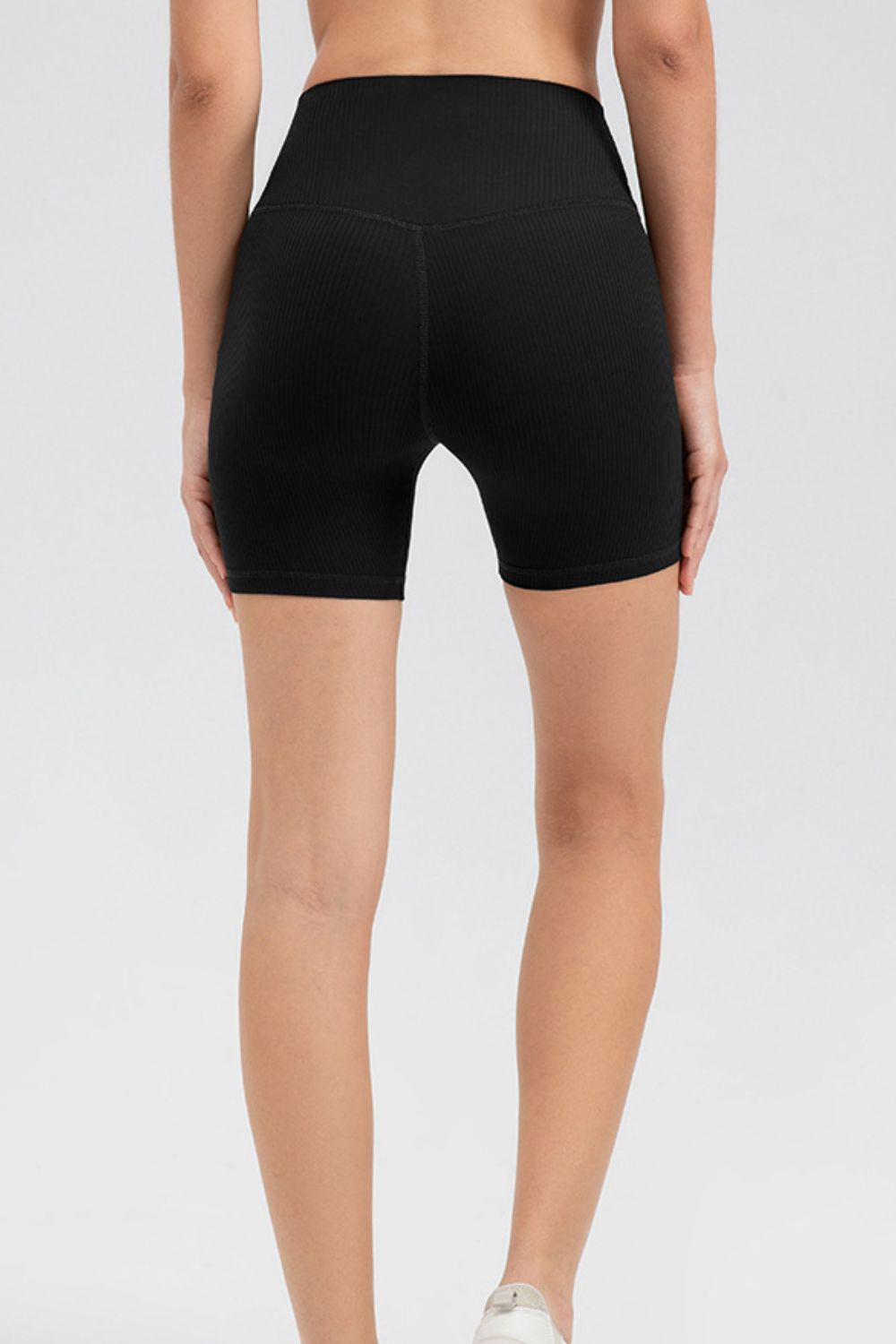 Wide Waistband Slim Fit Sports Shorts - MyEmpired