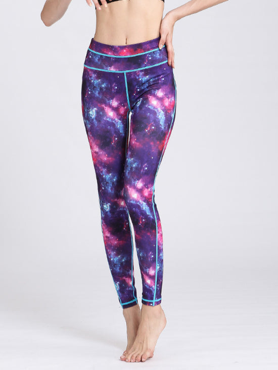 Printed Active High Waist Leggings - MyEmpired