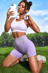 Wide Waistband Slim Fit Active Shorts - MyEmpired
