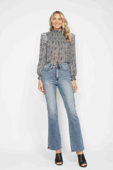 Judy Blue Full Size Tummy Control Back Embroidered Pocketed Bootcut Jeans Plus Size - MyEmpired