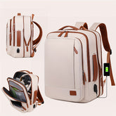 40L Flight-Approved Carry-On Backpack with 3 Packing Cubes - MyEmpired