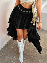 Devine High-Low Ruched Layered Skirt - MyEmpired