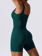Basic Bae Ribbed Sleeveless Active Romper - MyEmpired