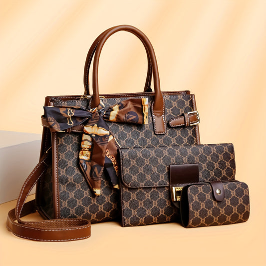 Elegant 3pcs Women's Tote Set