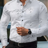 Long Sleeve Casual Button Up Shirt For Formal Occasions - MyEmpired