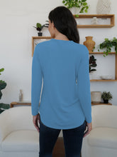 FAM-FAM Round Neck Long Sleeve T-Shirt - MyEmpired