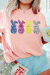 Sequin Bunny Round Neck Short Sleeve T-Shirt - MyEmpired