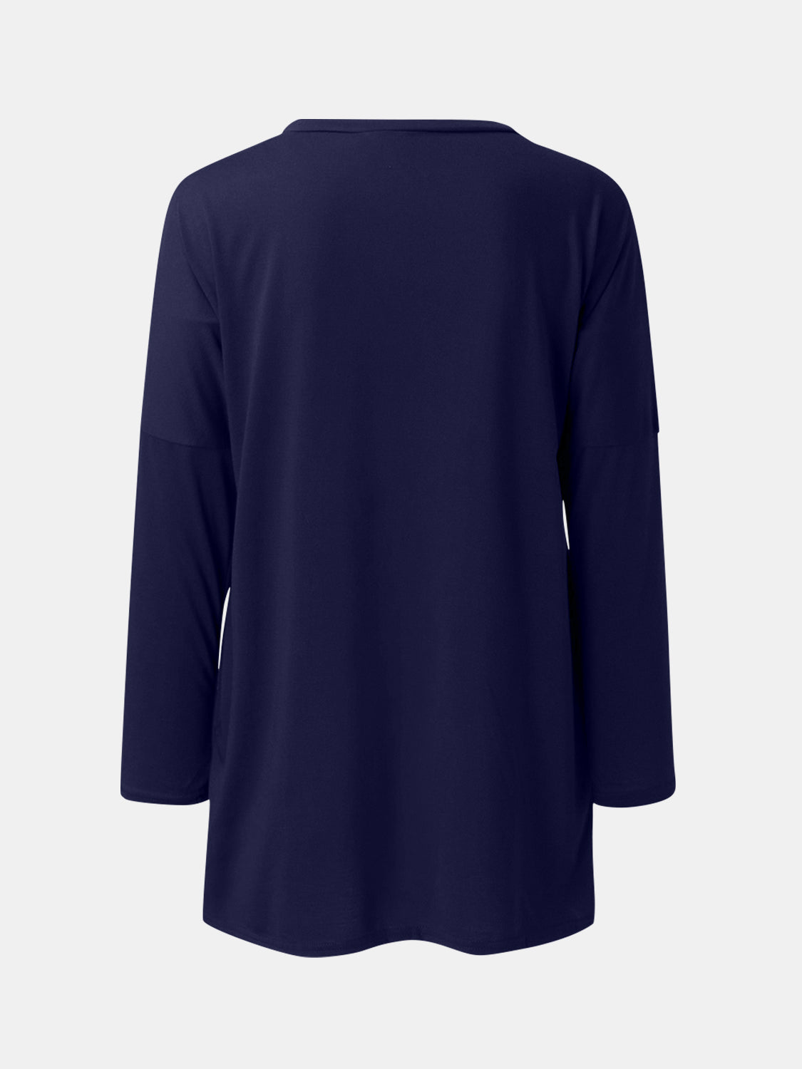 Full Size Round Neck Long Sleeve T-Shirt - MyEmpired
