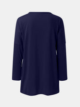 Full Size Round Neck Long Sleeve T-Shirt - MyEmpired