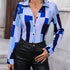 Color Block Button Front Shirt - MyEmpired