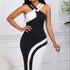 Crisscross Split Bodycon Dress - MyEmpired