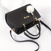 Chic Black Faux Leather Crossbody - MyEmpired