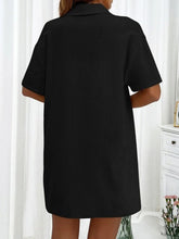 Button Up Shirt and Drawstring Shorts Set - MyEmpired