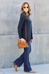 Basic Bae Full Size Round Neck Long Sleeve Top - MyEmpired